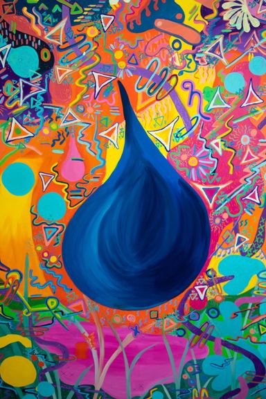 Oil painting 135cmx250cmx4cm
