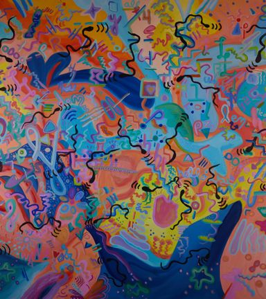 Oil painting 200cmx100cmx2cm